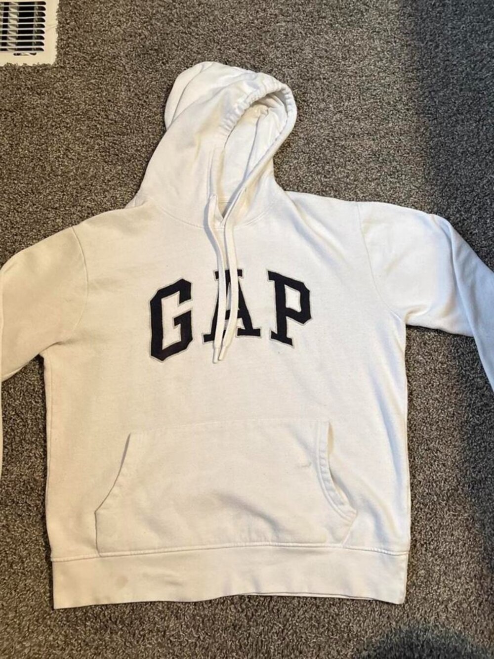 Gap White and Cream Hoodie